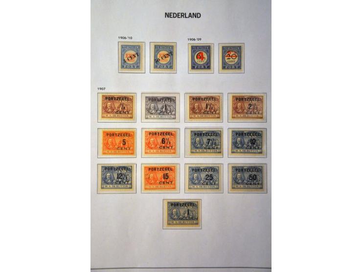 collectie 1852-1969 (*) */**  in gemengde kwaliteit met o.a. nrs. 1-5, 10, 13-18, 28-29, 48-49, 50-76, 80, 90-101, port, lp 1