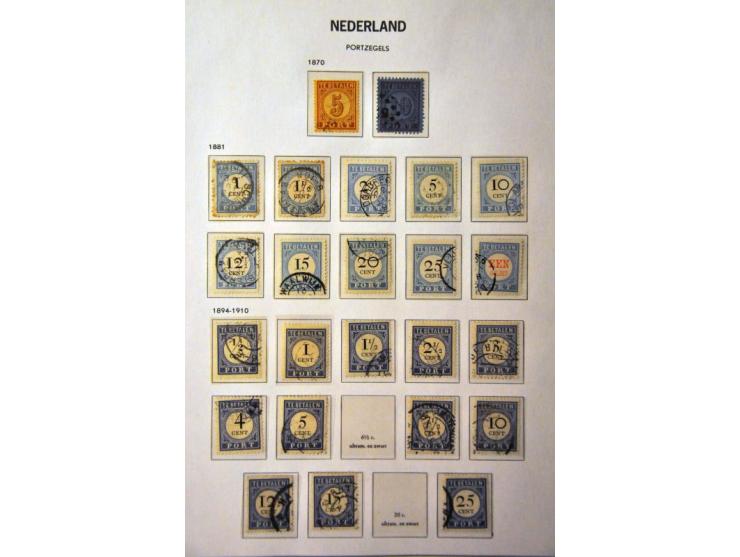 collectie 1852-2002 gestempeld, later */** met betere ex. w.b. nrs. 48, 80 (met certificaat), 130-131, LP12-13 en Back of the