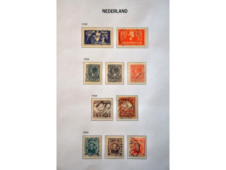 collectie 1852-1990 gestempeld op hoofdnummers compleet (nr. 80 met certificaat Moeijes 1990) in 2 Davo albums   