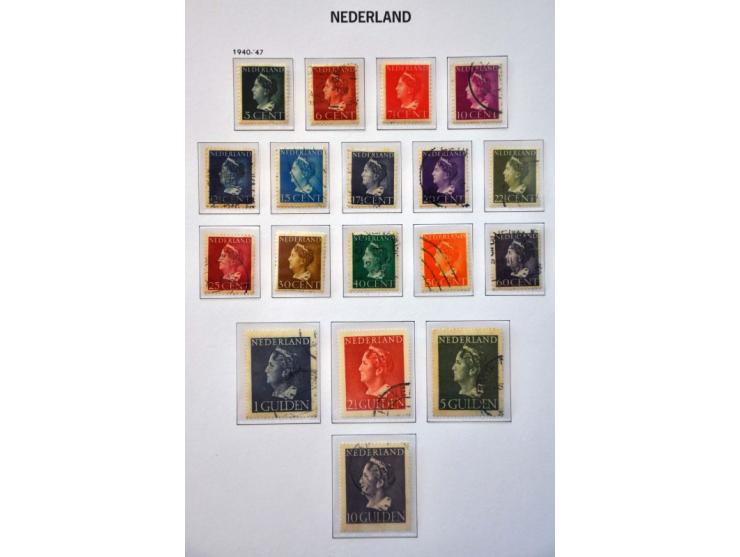 collectie 1852-2001 gestempeld later */** met betere ex. en series (48 * dun plekje, 61b gestempeld randblok van 4 op fragmen