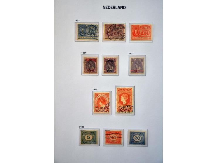 collectie 1852-2001 gestempeld later */** met betere ex. en series (48 * dun plekje, 61b gestempeld randblok van 4 op fragmen