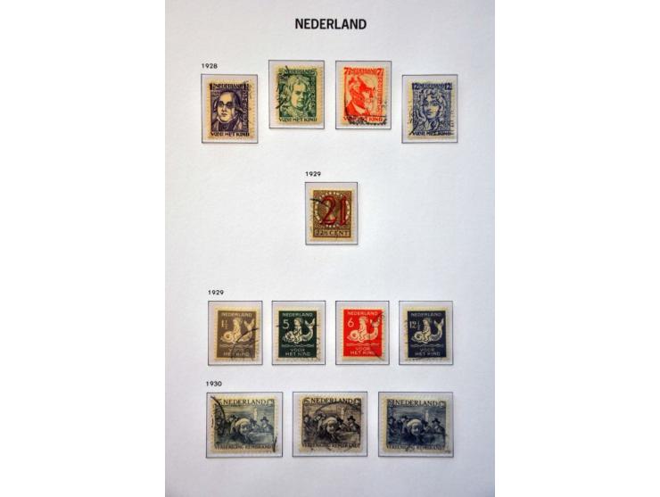 collectie 1852-2001 gestempeld later */** met betere ex. en series (48 * dun plekje, 61b gestempeld randblok van 4 op fragmen