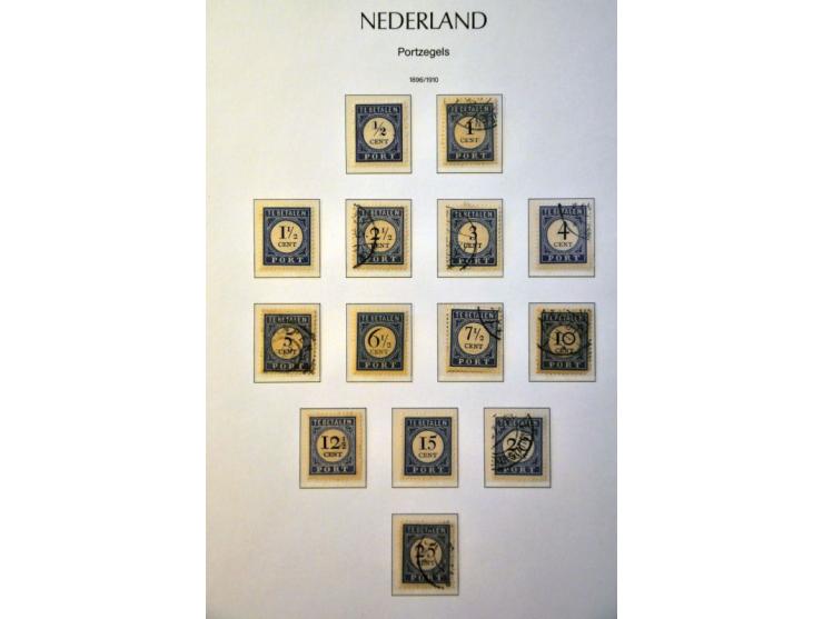 collectie 1852-1969 gestempeld, vanaf 1899 meest */** met betere ex. w.b. nrs. 1-10,12-79, 81-100, 130-131, LP12-13, Port, Ar