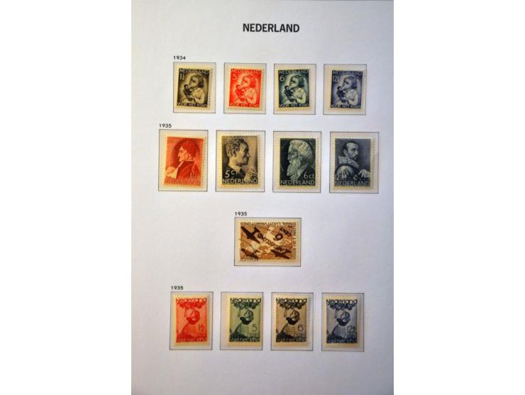 collectie 1852-1995 gestempeld, later */** met betere ex. w.b. nrs. 48, 80, 130-131, En Face en Back of the Book in veelvoud 