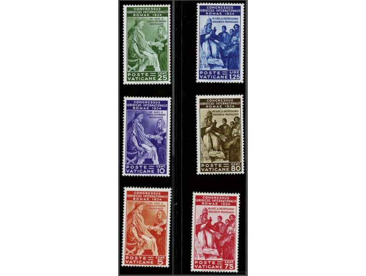 Lawyer's Congress 5 centesimi - 1,25 lire, very fine unmounted mint (nr. 50 small original gum disturbance), cat.v. 800