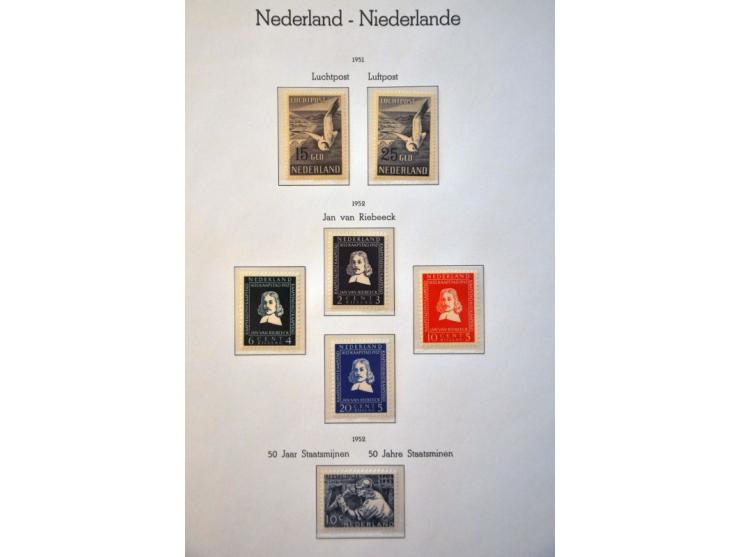 collectie 1940-2003 ** w.b. Van Konijnenburg ** met certificaat en Meeuwen in 3 Leuchtturm albums 