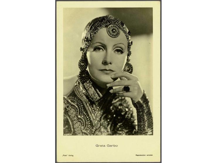 film Greta Garbo ruim 100 ex. collectie in album en boekje kleine plaatjes 