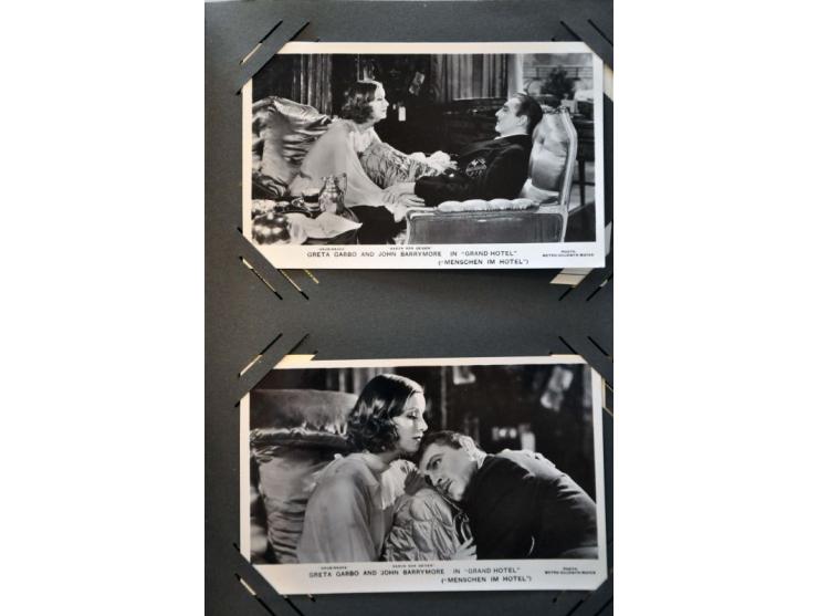 film Greta Garbo ruim 100 ex. collectie in album en boekje kleine plaatjes 