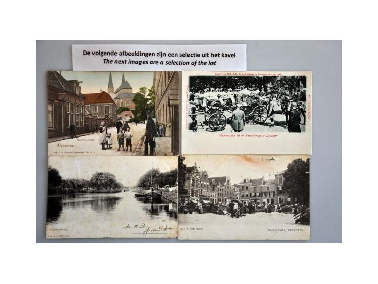  Zwolle, Deventer 129 ex. oude en zeer oude met beter in 2 albums