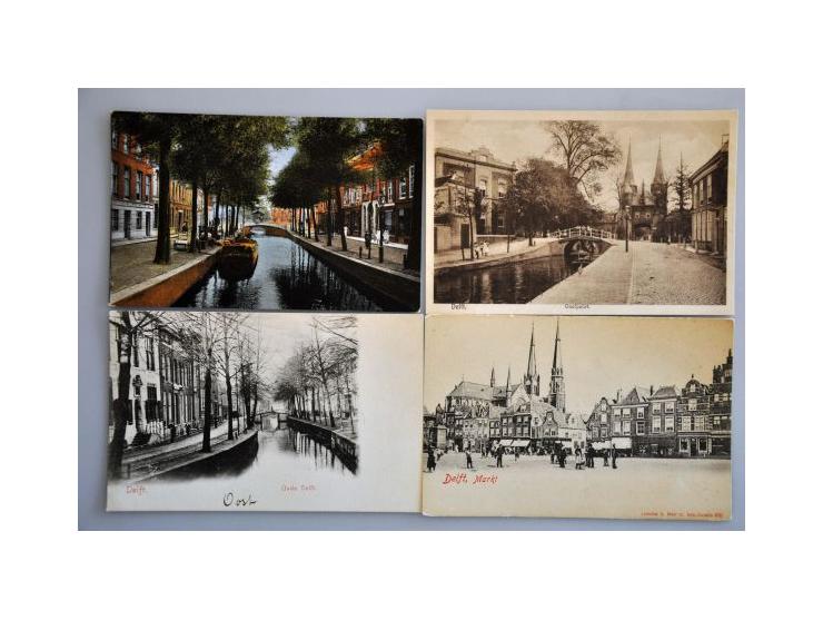  Rotterdam, Delft 239 ex. oude en zeer oude in 2 albums