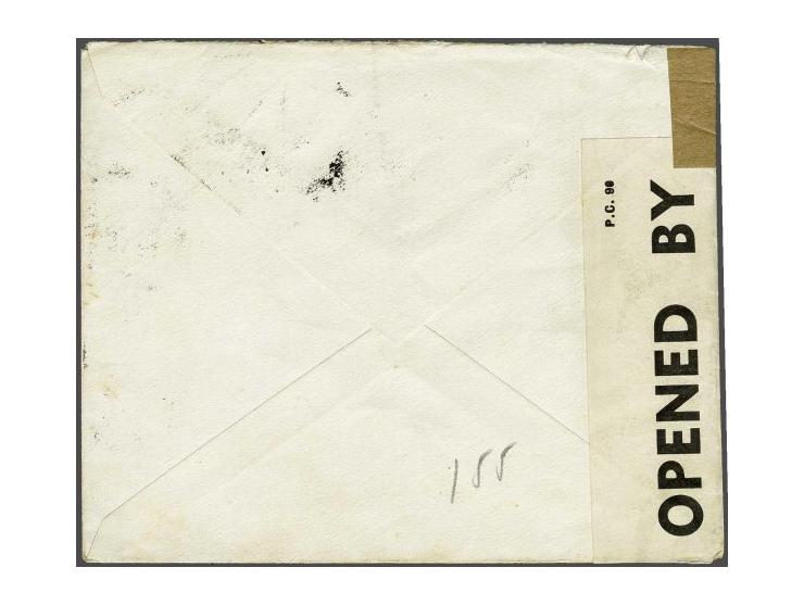 2 censored Red Cross letters from London commitee van het Nederlandsche Roode kruis (letters from Egypt Nov 1941 and Maracaib