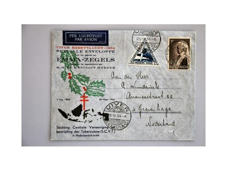 Netherlands colonies, 14 letters, most censored and concerning WWII