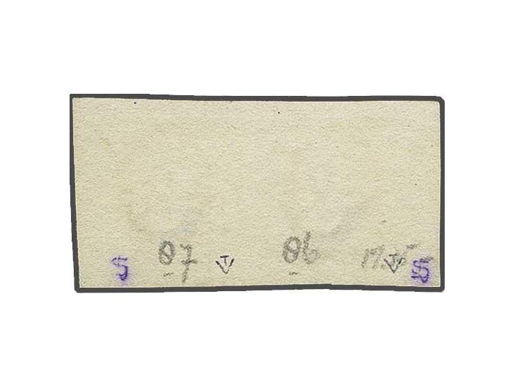 15 cent donkeroranje pos. 86-87 in paar met velrand, pracht ex.
