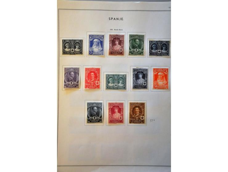 collection 1850-1958 used and * with many better stamps and sets including classics in mixed quality, Monserrat 4 and 10 pese