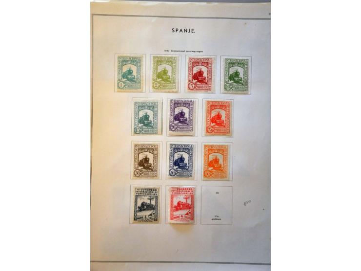 collection 1850-1958 used and * with many better stamps and sets including classics in mixed quality, Monserrat 4 and 10 pese