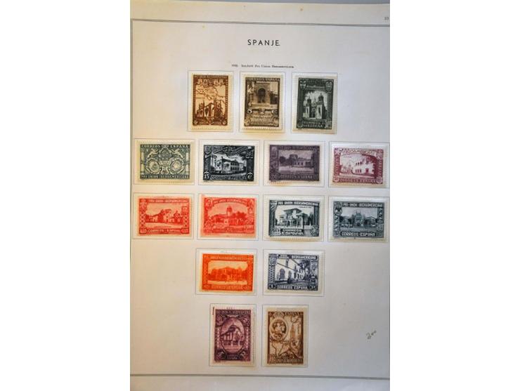 collection 1850-1958 used and * with many better stamps and sets including classics in mixed quality, Monserrat 4 and 10 pese