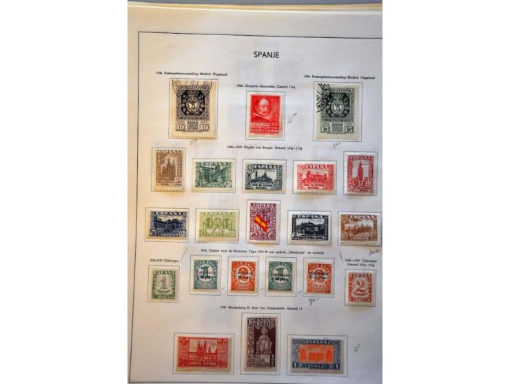 collection 1850-1958 used and * with many better stamps and sets including classics in mixed quality, Monserrat 4 and 10 pese