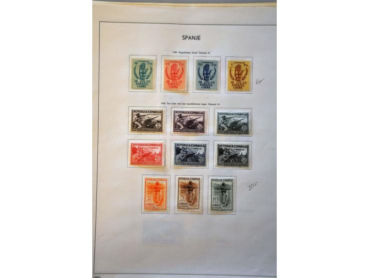 collection 1850-1958 used and * with many better stamps and sets including classics in mixed quality, Monserrat 4 and 10 pese