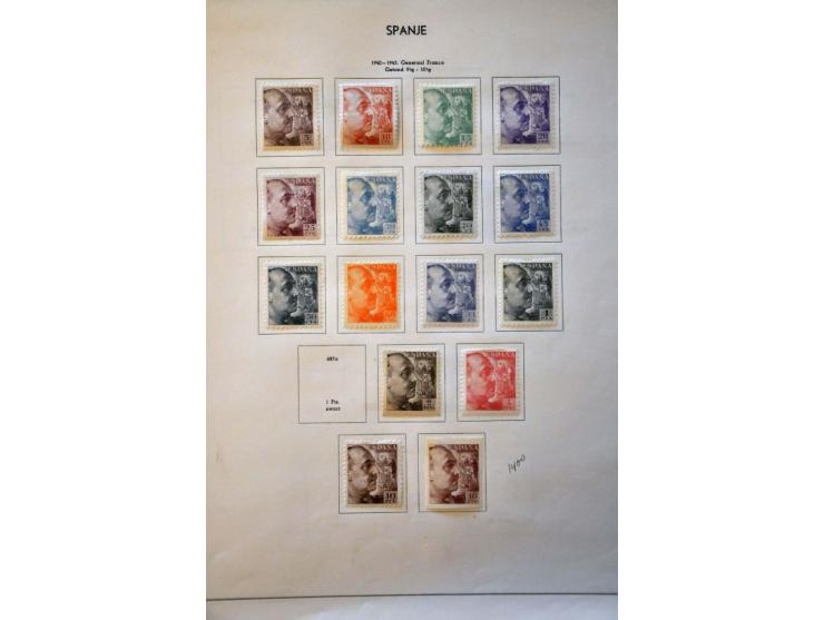 collection 1850-1958 used and * with many better stamps and sets including classics in mixed quality, Monserrat 4 and 10 pese