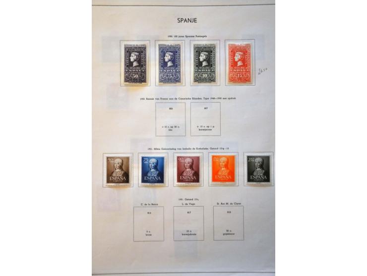 collection 1850-1958 used and * with many better stamps and sets including classics in mixed quality, Monserrat 4 and 10 pese