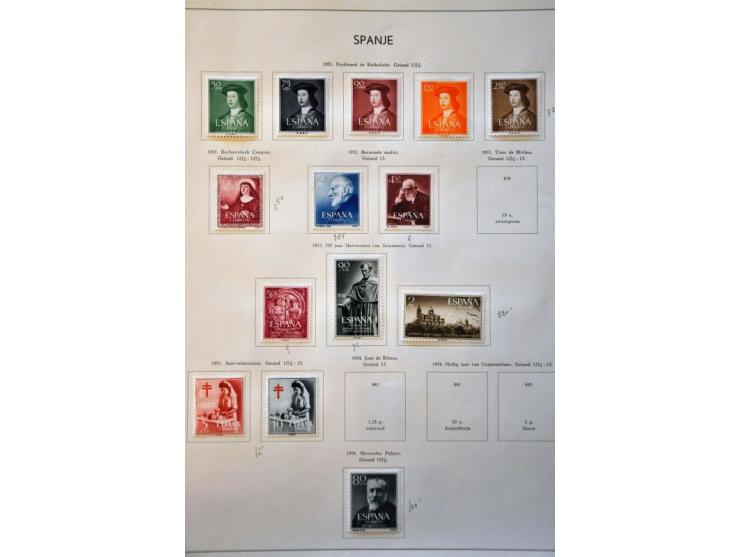 collection 1850-1958 used and * with many better stamps and sets including classics in mixed quality, Monserrat 4 and 10 pese