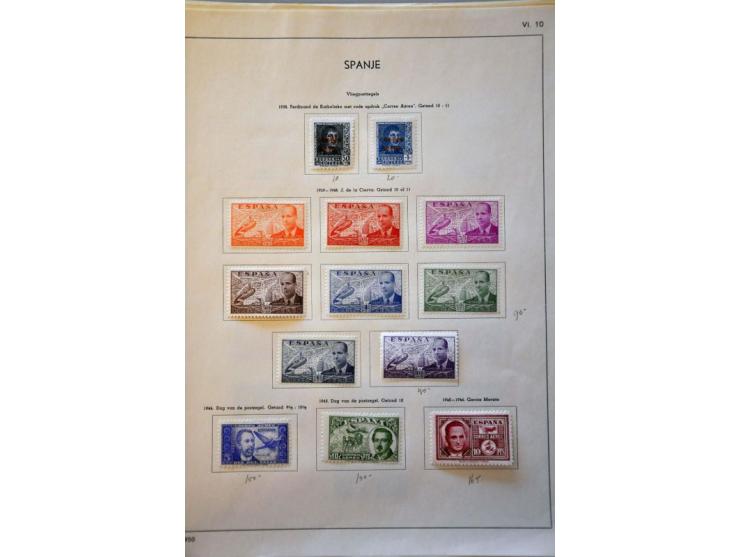 collection 1850-1958 used and * with many better stamps and sets including classics in mixed quality, Monserrat 4 and 10 pese