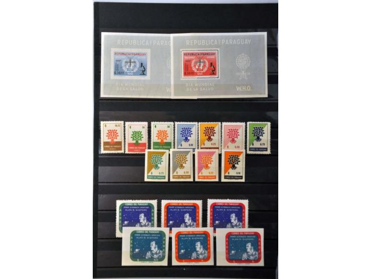 1960-1970 */** many topical sets, minisheets, imperfs and varieties e.g. Boy Scouts 1962 on stockpages