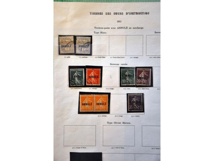 collection back of the book including better railway,  préoblitérés and parcel post in Marini binder