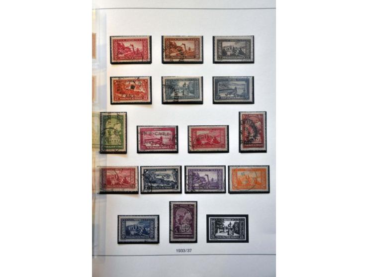 good collection 1885-2008 with many better ex., sets and blocks most issues both */** and used collected in 6 Lindner albums 