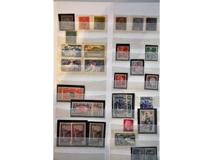 collection A-Z including better material, topical stamps etc. in stockbook