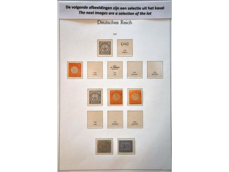 collection 1872-1945 */** with better material including Südamerikafahrt (regummed), signed (a.o. Peschl and Schlegel) in 2 L