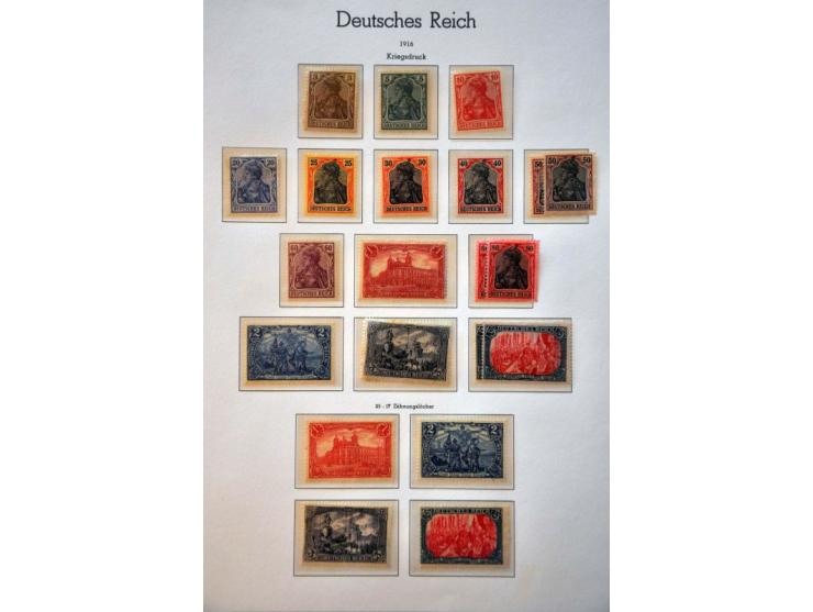 collection 1872-1945 */** with better material including Südamerikafahrt (regummed), signed (a.o. Peschl and Schlegel) in 2 L