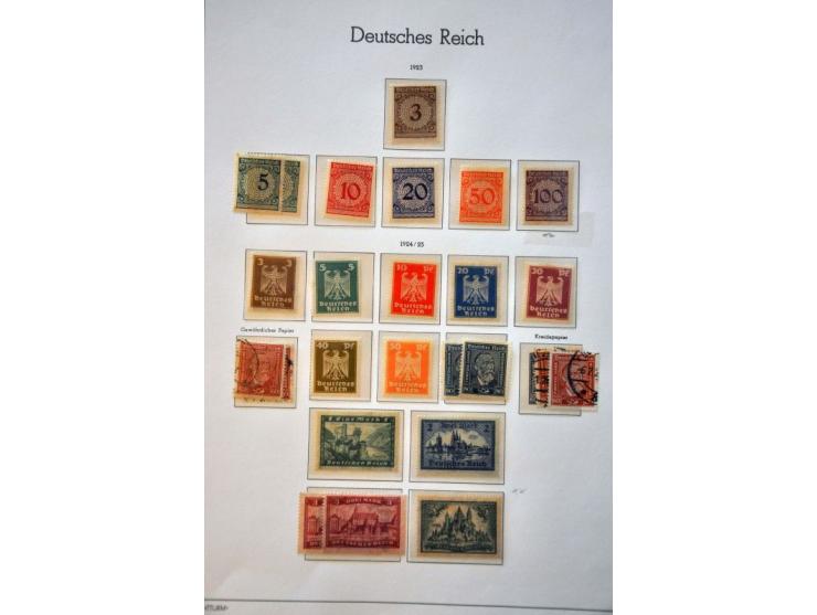 collection 1872-1945 */** with better material including Südamerikafahrt (regummed), signed (a.o. Peschl and Schlegel) in 2 L