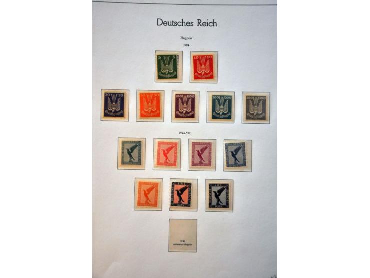 collection 1872-1945 */** with better material including Südamerikafahrt (regummed), signed (a.o. Peschl and Schlegel) in 2 L