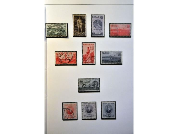collection 1862-2008 collected both */** and used with many better sets and stamps including classics, Manzoni (2x), Air Mail