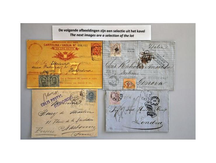 collection of about 125 covers, postal stationery and picture postcards including better ex., in 2 small ringbinders