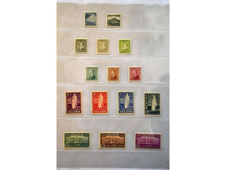 collection 1873-2008 with better ex. and sets, most issues both */** and used collected in 3 Linder albums