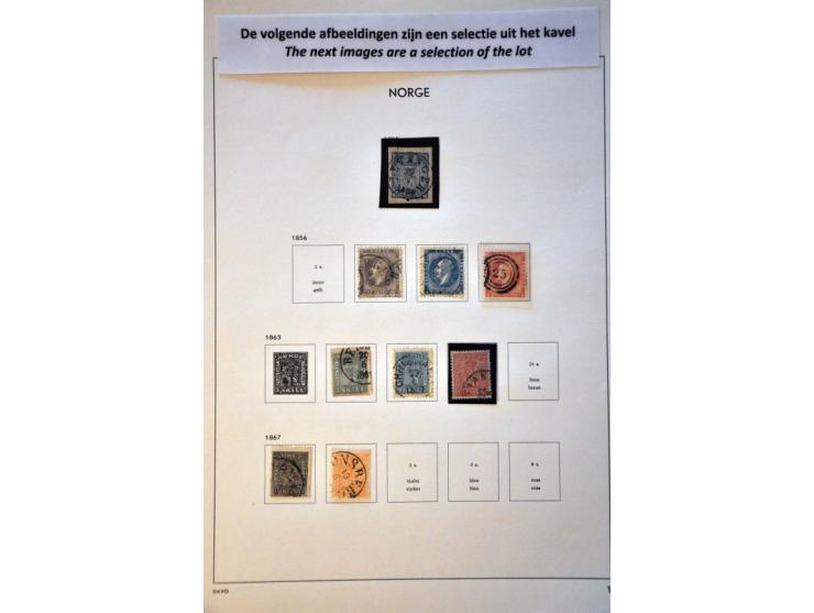 collection 1855-1993 with better stamps, sets and duplicates in Davo album and 2 stockbooks