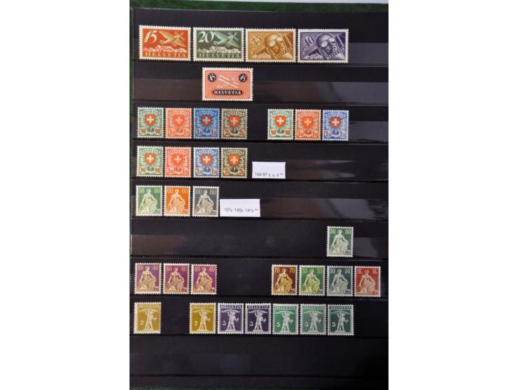  mainly ** including better ex.  sheets and airmail in stockbook