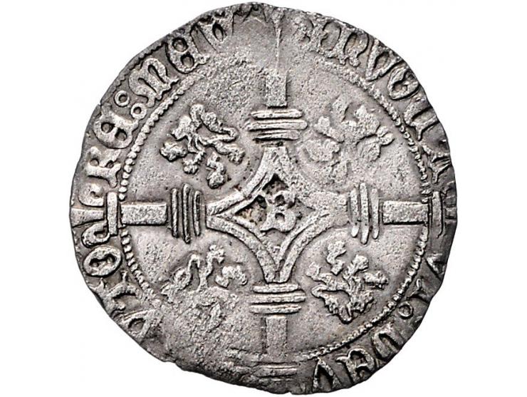 Provinciaal Philips de Schoone dubbele patard ´Angeª Brussel 1488 Locale muntslag PHD:DEI:GRA:DUX:BRAB:1&amp;88 / KZ INVOCA-V