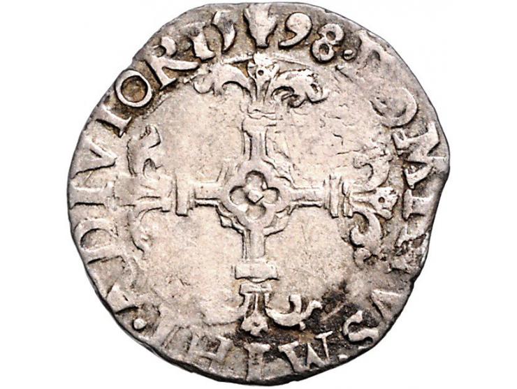 Provinciaal 1/20 daalder 1598 Antwerpen AG 3,11gr W. 838 F+