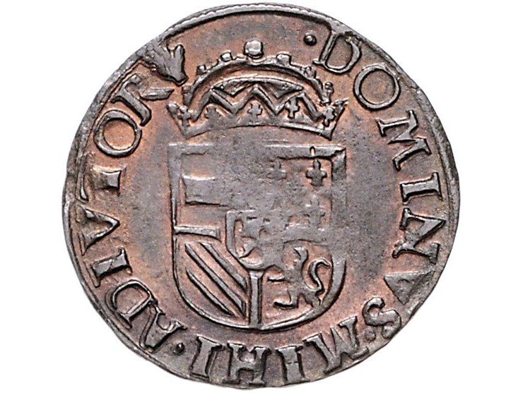 Provinciaal Negenmanneke 1597 Antwerpen AE 2,30gr W. 844 PR