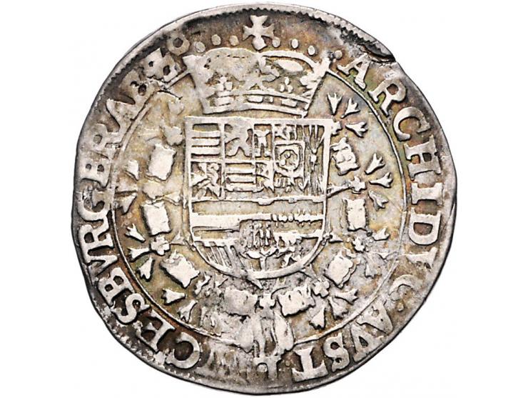 Provinciaal ¼ Patagon Antwerpen z.j. (BRAB.Z) AG 6,95gr W. 931 F-ZF