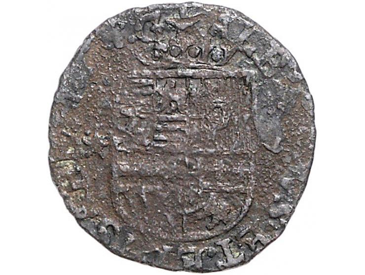 Provinciaal Oordjes Maastricht z.j.; 1608 en 1614 (2X), 2 ex; Negenmanneke AE W. 972/3/4/5, totaal 6 exemplaren gem. F+