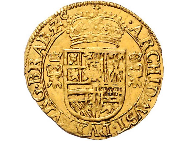 Provinciaal Gouden kroon Antwerpen 1639 AU 3,42gr W. 999 bijna PR