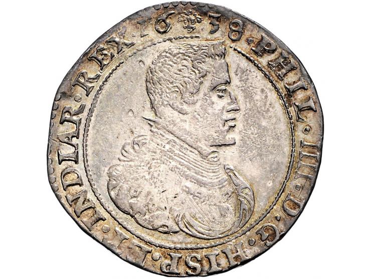 Provinciaal Dukaton Brussel 1638 AG 30,99gr W. 1021 ZF-PR