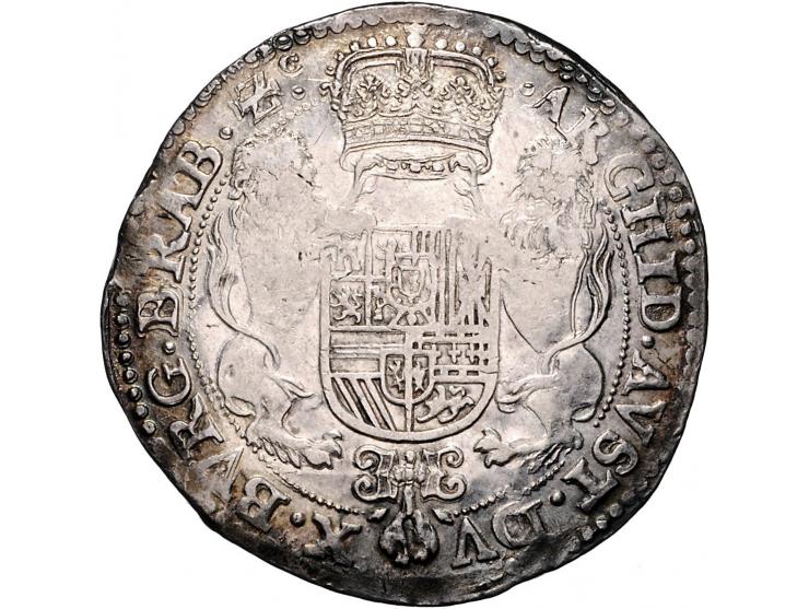 Provinciaal Dukaton Brussel 1653 AG 32,70gr W. 1020 ZF-PR