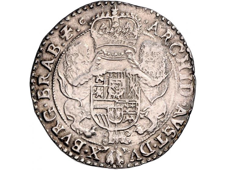 Provinciaal ½ Dukaton Brussel 1664 AG 16,35gr W. 1023 PR