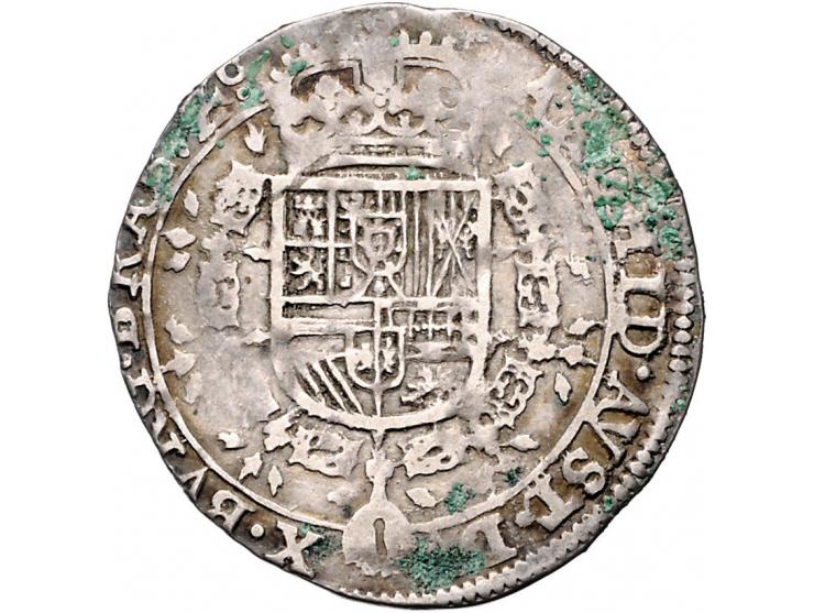 Provinciaal ¼ patagon Brussel 1631 AG 6,91gr W. 1028 ZF