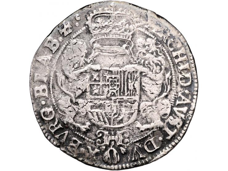 Provinciaal Dukaton Brussel 1668 AG 32,53gr W. 1073 ZF